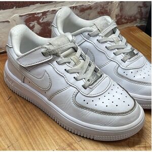 Nike Air Force 1 Low White Youth Sneakers Shoes Size 13.5C